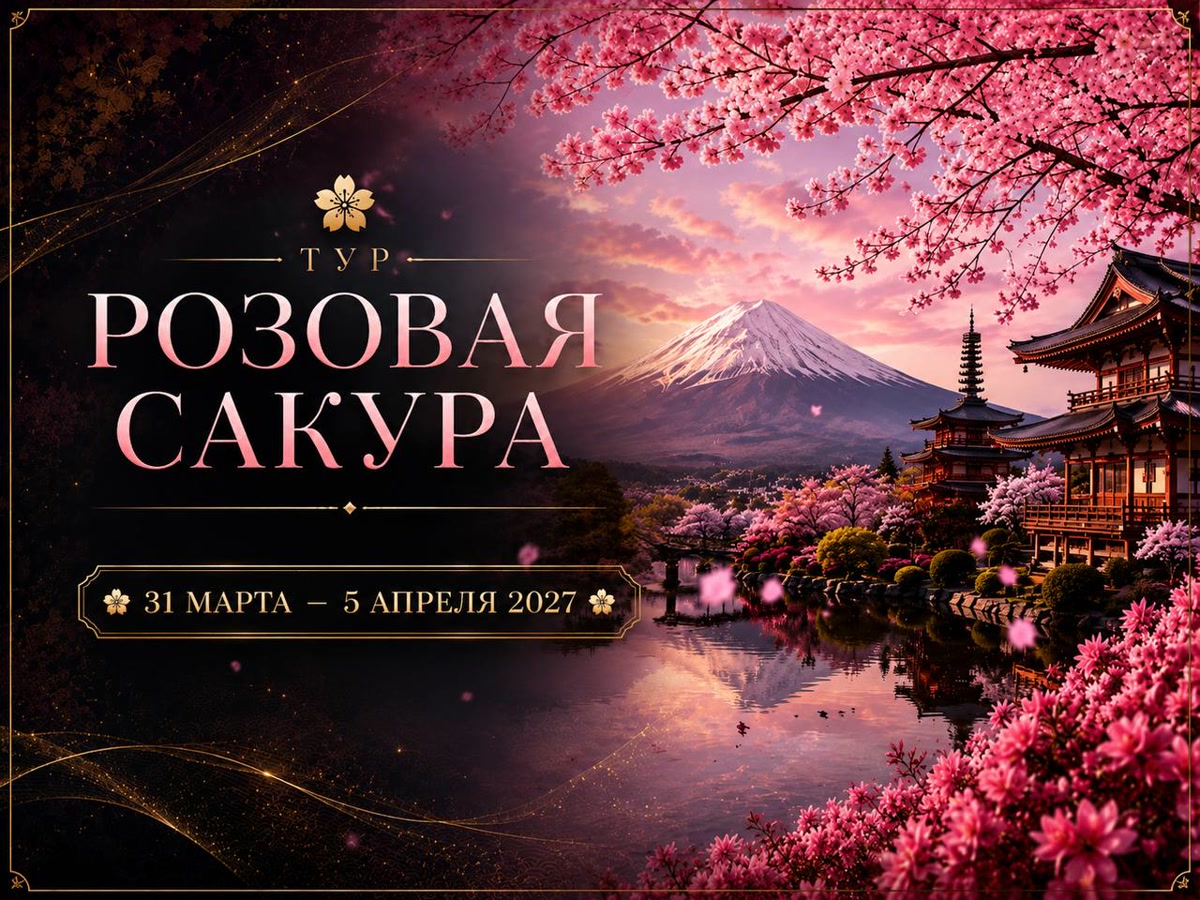 ТУР «Розовая сакура» 2027