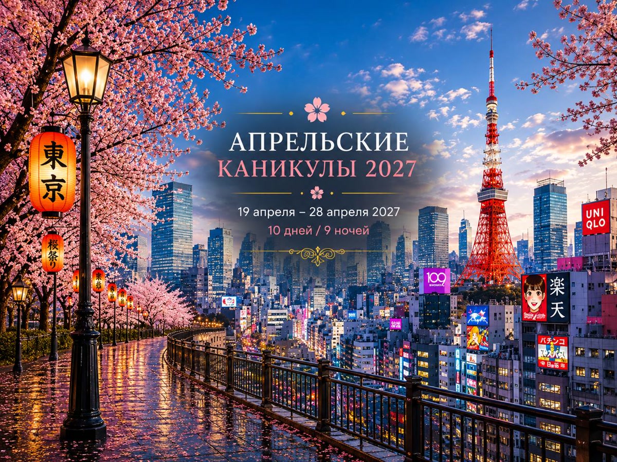 Энергичный тур «Апрельские каникулы» 2027