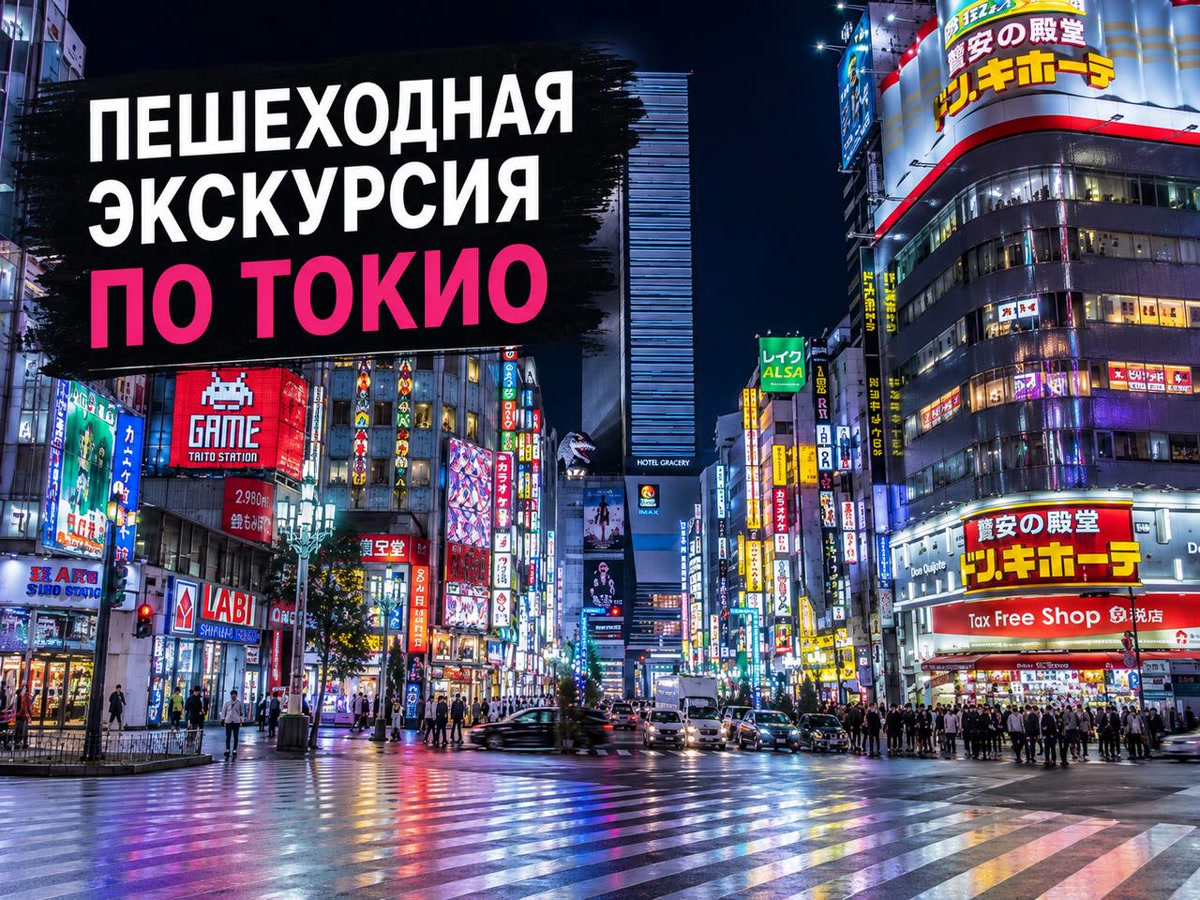 Пешеходная экскурсия по Токио