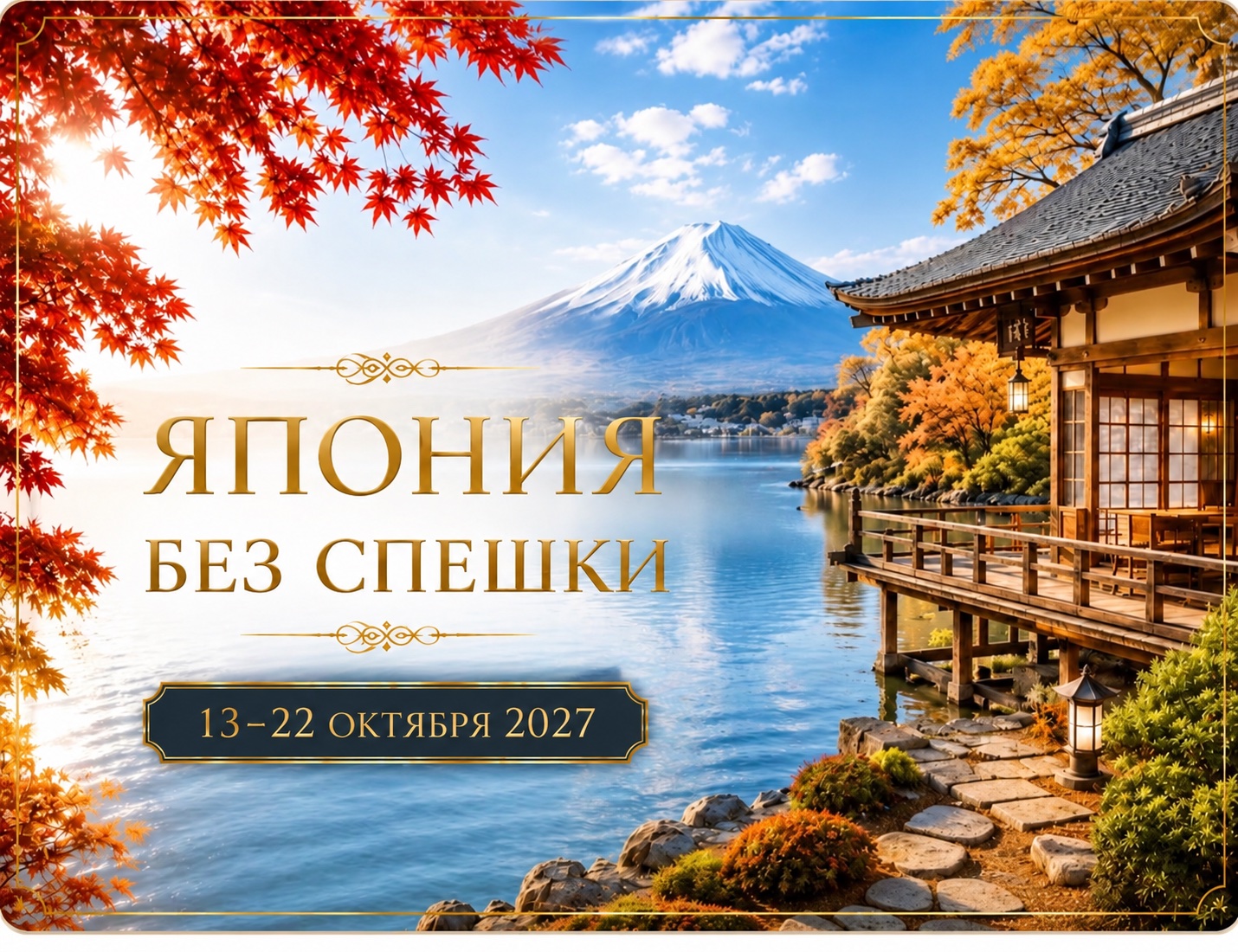 Осенний тур «Япония без спешки» 2027